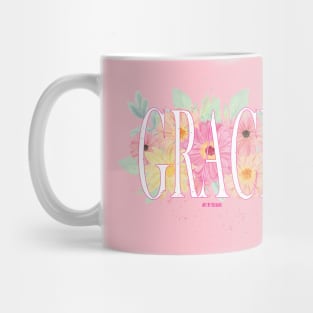 Grace with flowers Mug